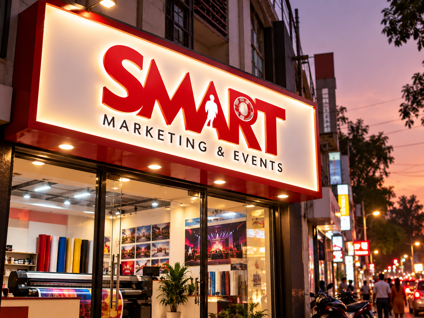 LED sign board